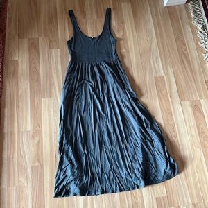 Aritzia Blue Sleeveless Maxi Dress